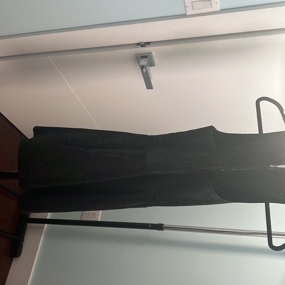 Parker metallic black snakeskin dress XS - Picture 4 of 4